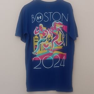 Under Armour Royal Blue Boston 2024 Multicolor Graphic Tee